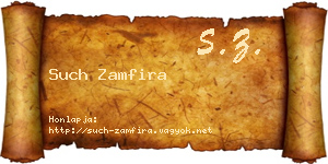 Such Zamfira névjegykártya